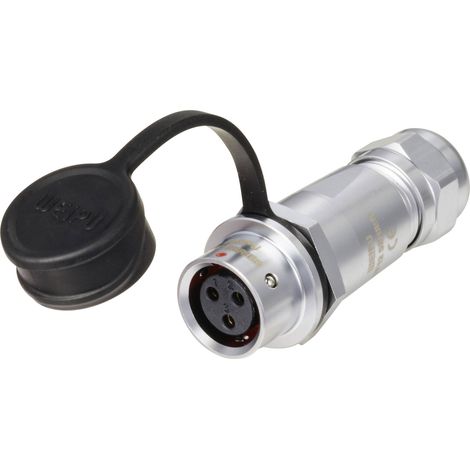 circulaire femelle, droit Ø 12 3 pôles 250 V/AC 13 A IP67 Push-Pull Weipu SF1211/S3 I D98971 (1/2)
