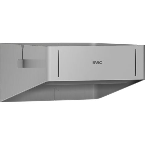 KWC AR WC-Rollenhalter, EXOS, Edelstahl, 123x62x129 mm, Aufputz
