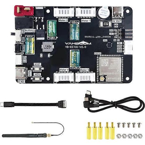 Yahboom Micro ROS Roboter-Erweiterungsplatine: Steuerung von ROS2 mit ESP32, 6-Achsen-IMU-Sensor, Servomotor-Antriebsmodul für Raspberry Pi 5 (1/5)