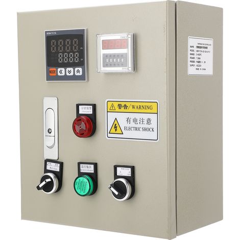 Temperaturreglerbox mit präziser PID-Temperaturregelung, Thermostatbox mit Thermoelement, 220 V AC, 7,5 kW (1/5)