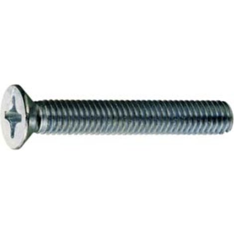 Viti per metallo 4.8 testa svasata piana - ø mm.4x25 500 pezzi
