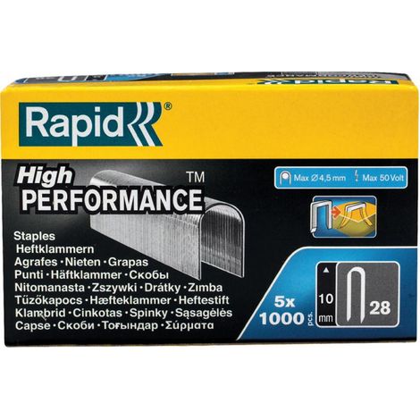 Staples Filo Piatto, Lunghezza 10Mm, 5000 Pezzi, 28/10