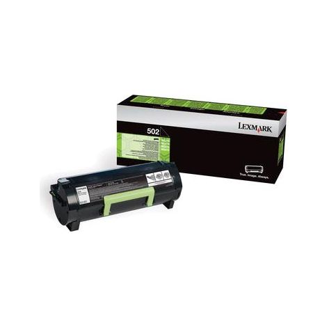 Lexmark 502 cartuccia toner 1 pz Originale Nero
