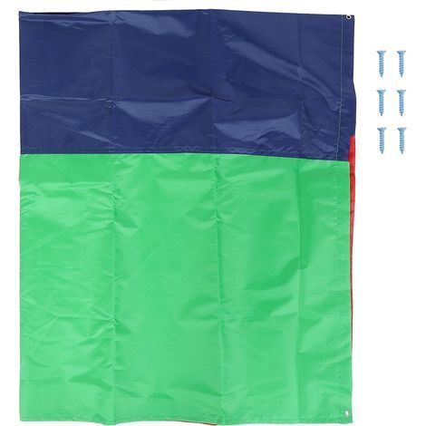 132x226cm 210D Tissu Oxford Bâche Toit Abri de Jardin Balcon Store Couleur Vert Bleu Rouge (1/5)