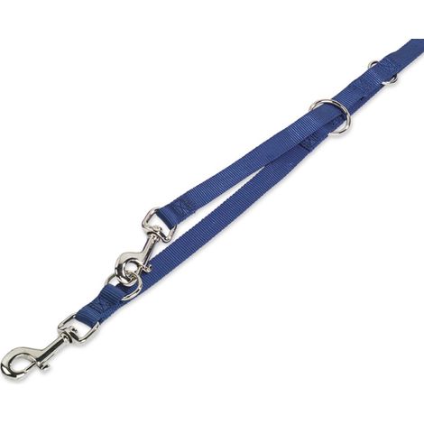 Nobby Hundeleine Führleine Classic 2 m x 2,5 cm blau Leinen