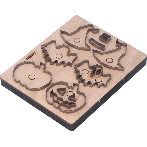 Emporte-pièce cuir motif Halloween chapeau fantôme citrouille poinçon main découpe DIY scrapbooking (1/5)