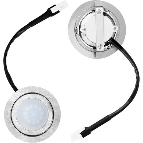 Filiyano-2 lampes LED pour hotte de cuisine, lampes de remplacement LED en acier inoxydable pour hottes de cuisine DC 12V[CO] (1/4)