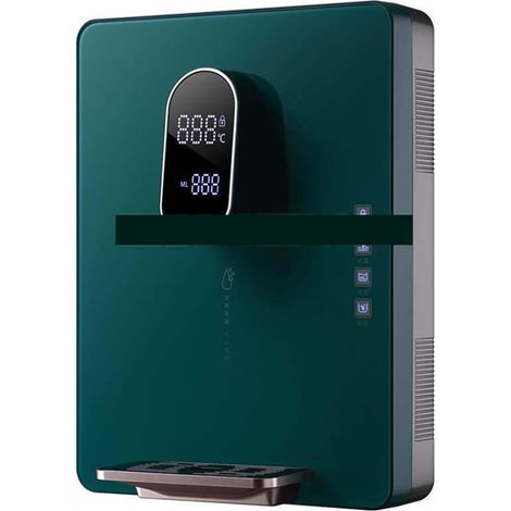 Distributeur d'eau filtrée chaude et froide instantanée, 2200W Mural Distributeur D'eau Électrique Chauffe-eau Fontaine À Boire 25L/H Distributeur D'eau Instantané Température Réglable ( Color : Green (1/5)