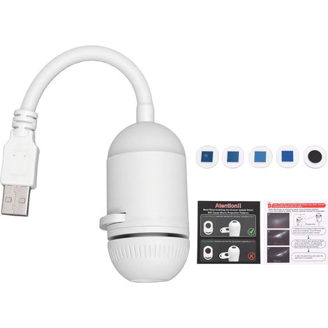 Projecteur d'étoiles avec veilleuse, alimenté par USB, rotation à 360 degrés, luminosité et mise au point réglables, lampe de projection pour chambre, voiture ou plafond. (1/5)