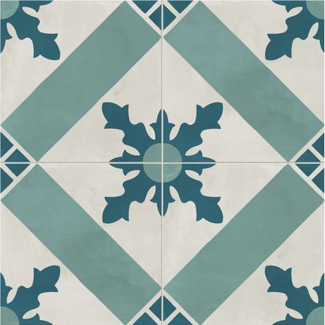 Carrelage sol / mur effet ciment vieilli 20x20 cm TERRA ART CARDINALE O.C (vendu par boite de 1,20m2) (1/3)