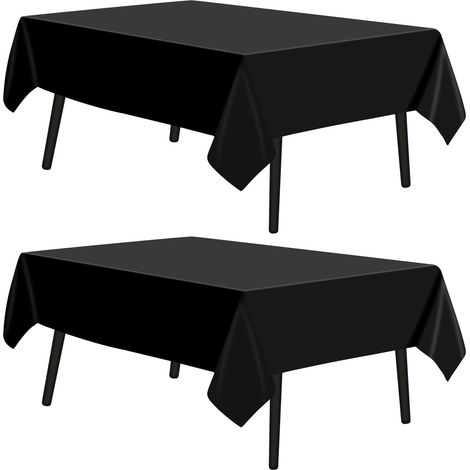 Nappe Rectangulaire - Polyester - 145x275 Cm - Pour Mariage Fête Banquet - 1 Piece (1/5)