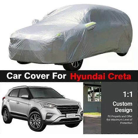 Outdoor-Autoabdeckung, UV-Schutz, Sonnenschutz, Regen- und Schneeschutz, SUV-Abdeckung, staubdicht, für Hyundai ix25, Creta, Cantus (1/5)