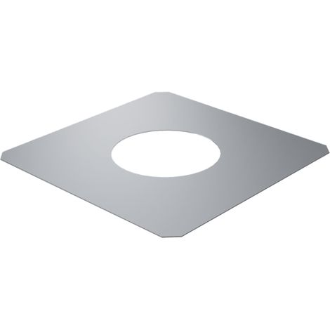 -Verstärkungsblech 600 x 600 mm, für Dachablauf Ecoguss