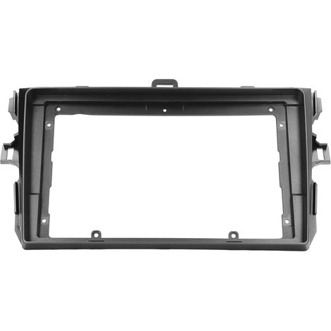 Autoradio 2DIN 9 Pouces Argent Facia Tableau ABS Panneau Audio Kit Remplacement pour Toyota Corolla 2006-2013 (1/5)