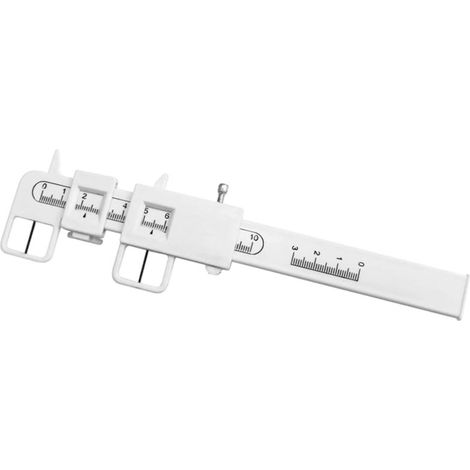 Regla de Vernier para la distancia interpupilar, regla de Vernier para gafas, regla médica para la distancia interpupilar, regla óptica para la distancia interpupilar (1/5)