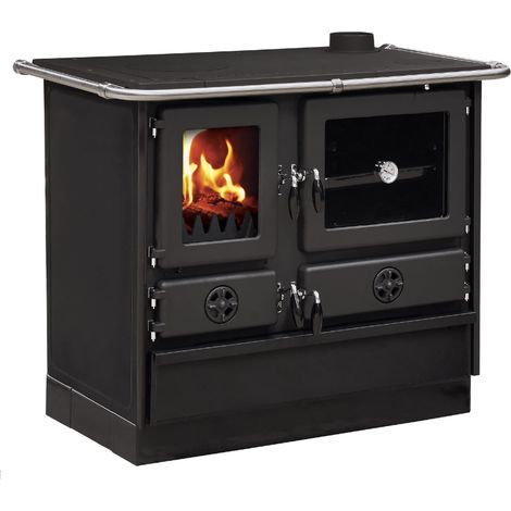 Cuisinière à bois MAGNUM MBS en fonte – Sortie des fumées côté droit - (1/5)