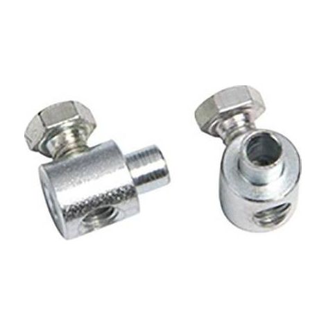 5,0 x MORSETTO ZINCATO VITE LATERALE SELF