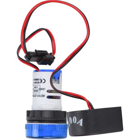 Feu de signalisation universel 2 voyants rond 60500V AC AD101-22VAM bleu, lampe témoin industriel (1/5)