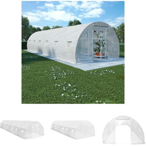 The Living Store Gewächshaus 27m² 900x300x200 cm - Gewächshäuser (1/5)