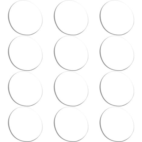 Lot de 12 ventouses transparentes antidérapantes et résistantes pour (1/5)