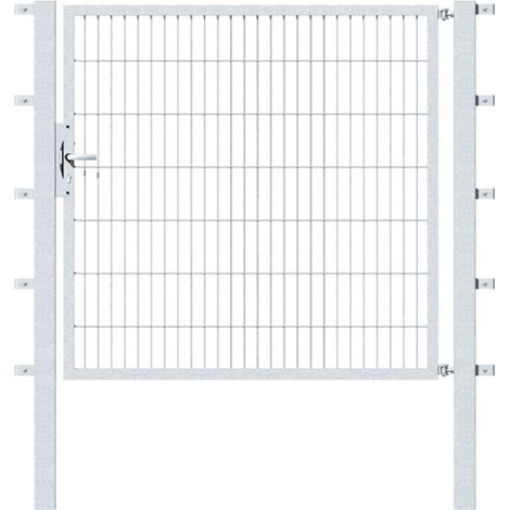 ALBERTS Einzeltor Flexo, feuerverzinkt, lichte BxH1500x1400, PF80x80/2100mm (1/3)