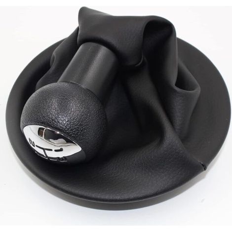 Pommeau de levier de vitesse 5 vitesses + capot de protection, adapté pour Citroën Berlingo III pour Partner 2008-2021, pommeau de levier de vitesse adapté aux modèles Peugeot/Citroën (Noir) (1/5)