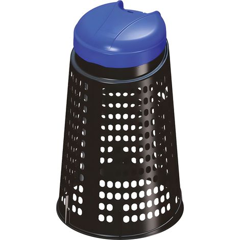 Trespolo grigliato in polipropilene, 110 L - Blu