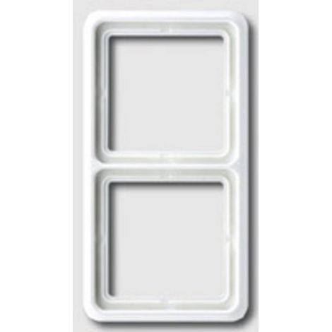 Jung 2 vie Telaio di copertura Coperchio Bianco alpino CD582WW 1 pz. (1/2)