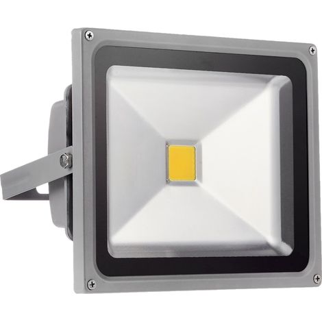 LEDVero® 30W LED proiettore faro argento bianco caldo IP65