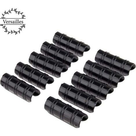 Greenhouse Clamps, 20 Pieces 20mm Versailles Hose Clamps for Securing Covers to Garden Greenhouses, Films, Plants, (1/4)