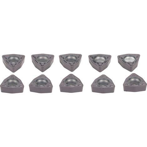Packung mit 10 WCMX040208FX Hartmetall-Wendeschneidplatten, CNC-Dreheinsätze für austauschbare Werkzeughalter, Ersatzwerkzeug, Präzisionsbearbeitung. (1/5)