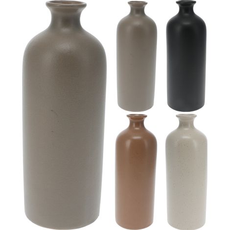 Vaso decorativo in porcellana per fiori, 8 x 22,5 cm