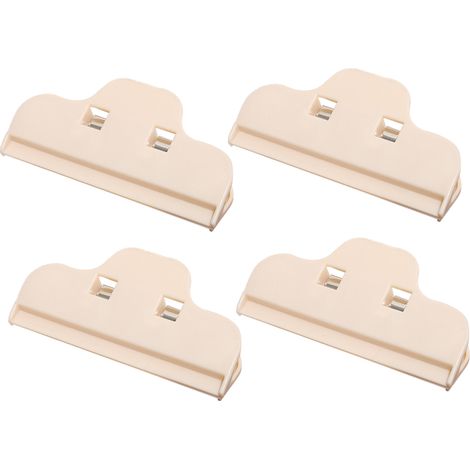 Clip Alimentaire - Clip Hermetique Pour Sachets De Chips Et Pain - Grand Format Renforce - Usage Polyvalent En Cuisine Et Frigo - Lot De 6