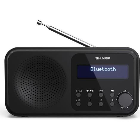 Sharp DR-P420 Radio Portatile Digitale Nero