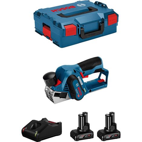 Hobel BOSCH GHO 12V-20 (2 x 6,0 Ah + GAL12V-40 + L-Boxx 136) (1/5)