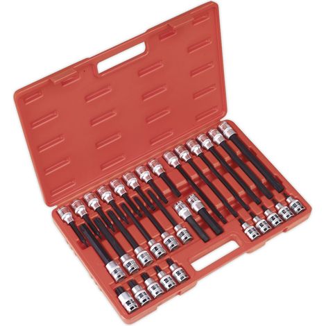 Sealey TRX-Star Socket Bit Set 32pc 1/2Sq Drive AK2194