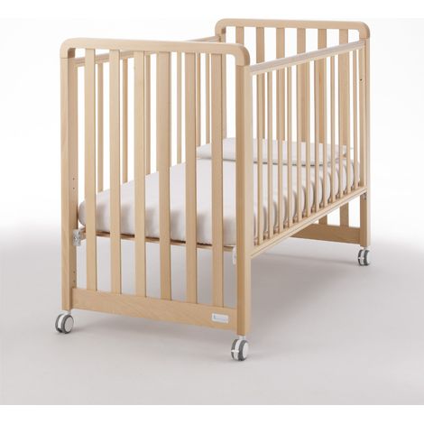 AZZURRA Culla Lettino Evolutivo Glam 9 In 1 Naturale Tessile Avana