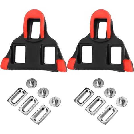 Crampons de Vélo Compatibles avec Shimano SPD SH10 Plaques de Pédale Velo de Route Intérieur Extérieur Cales de Vélo pour Chaussures de Cyclisme (1/5)