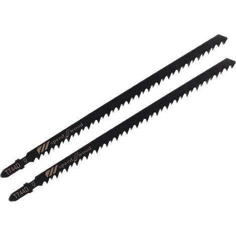 Lot de 5 lames de scie sauteuse longues T744D de 180 mm, pour une coupe rapide du bois et des produits dérivés. Outil à main pour le travail du bois. (1/5)