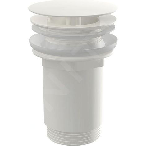 Alca - Sortie de lavabo, non obturable, blanc brillant A396B (1/2)