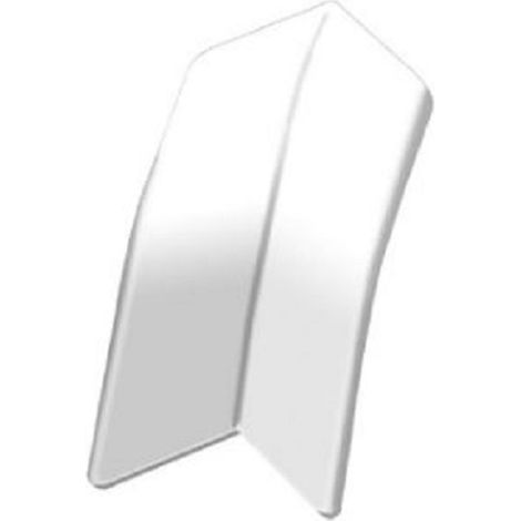 Schluter – Profilé de finition angle rentrant 90° – PVC blanc brillant – Compatible avec carrelages 4-10mm – Raccordement esthétique (1/2)
