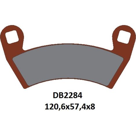 Pastillas de freno delanteras Delta para Polaris Ranger Electric 16 22 Sportsman