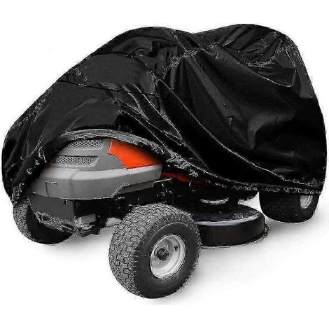 Rasenmäherabdeckung, Traktorabdeckung, passend bis 137 cm (54 Zoll), strapazierfähiges Polyester - Crezuo