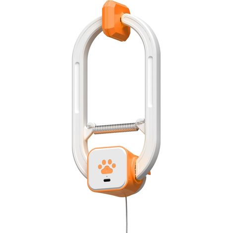 Juguete interactivo eléctrico recargable para gatos con clip para puerta, 2 modos de movimiento (giro de 360° y salto irregular), juguete inteligente automático para que los gatos hagan ejercicio y se