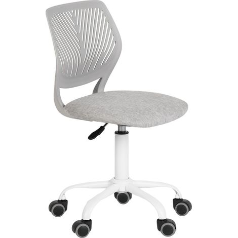 FurnitureR Swivel Office Chair Ergonomic Desk Chair Adjustable Height Computer Chair Fabric Task Chair for Home Office Study Bedroom