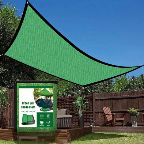 Toile de protection solaire verte, filet d'ombrage résistant aux UV pour serre, parking, jardin (1/5)