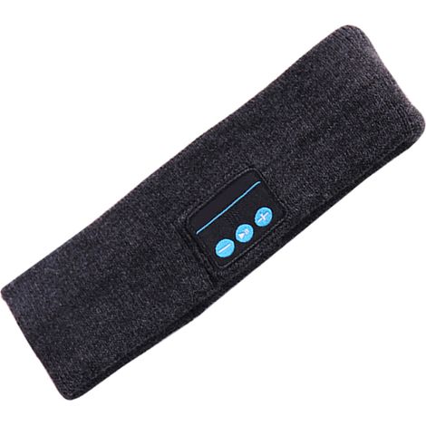 Casque Bandeau Bluetooth Sports/Sommeil - Bandeau Musical sans Fil avec Haut-parleurs Stereo et Micro pour Running Yoga (1/5)