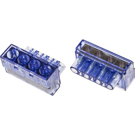 Peigne de pontage RS PRO 4 voies, raccordement A visser, section de fils 16 mm², 450 V ( Prix pour Paquet de 5 ) (1/2)