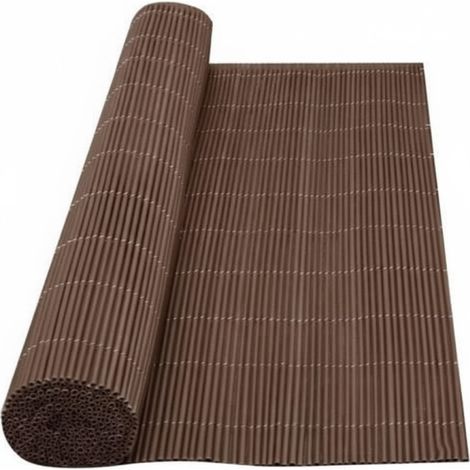 Mimbre Ocultación Marrón 1x3 m Cerramiento Mimbre Artificial Terraza Jardin PP+PE Valla Decorativa Ocultación 90%