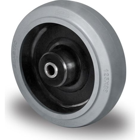 CASCOO Rad ø 125 mm Serie R4E2 Rollenlager Edelstahl